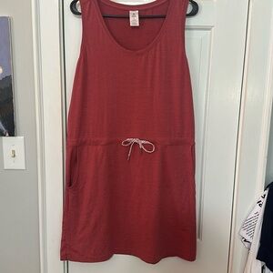 Member’s Mark Favorite Soft Dress Heathered Coral Pink— size large